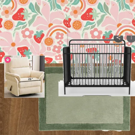 Nursery Option 8 Interior Design Mood Board by sierra.linstead@icloud.com on Style Sourcebook