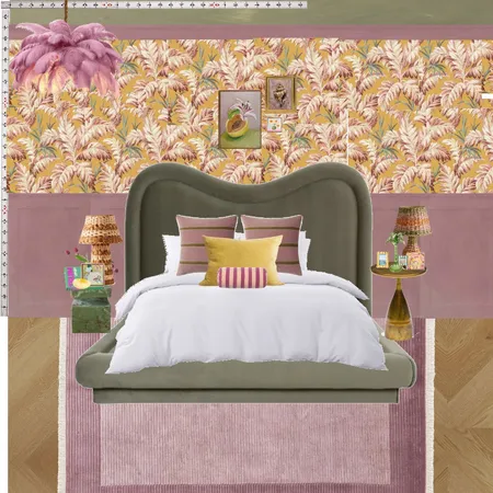 Old Hollywood Bedroom Wall Interior Design Mood Board by dl2407