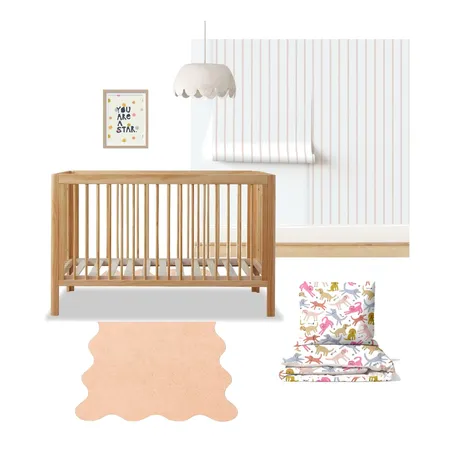 MINIMALIST BABY GIRLS NURSERY - DOG DECOR Interior Design Mood Board by andreak on Style Sourcebook