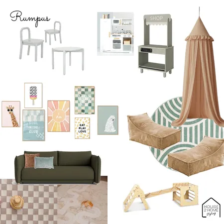 Rumpus - Kookaburra Interior Design Mood Board by House 2 Home Styling on Style Sourcebook