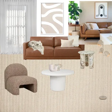 Modern Living Room Interior Design Mood Board by Charlemont Style Studio on Style Sourcebook