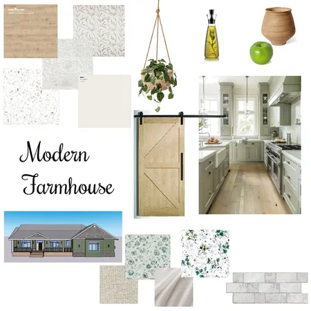 Modern Farmhouse Interior Design Mood Board by JCDesigns on Style Sourcebook