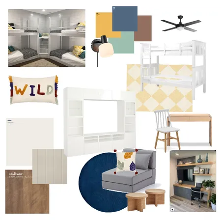 Hidden Ridge Kids Room Interior Design Mood Board by ChesaMarieDesigns on Style Sourcebook