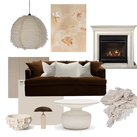 Modern Living Room Interior Design Mood Board by DOWN THE LANE by Tina Harris on Style Sourcebook