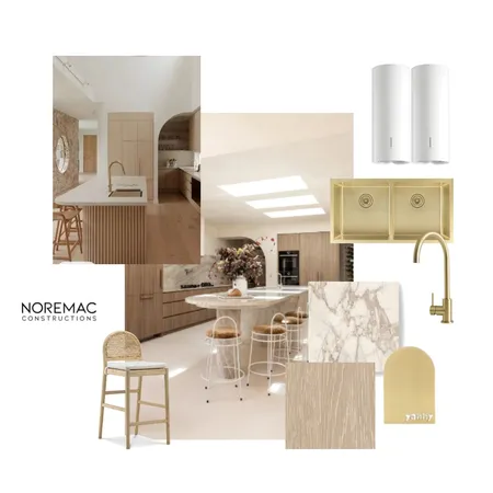 Palm Cali Kitchen Interior Design Mood Board by Noremac Constructions on Style Sourcebook