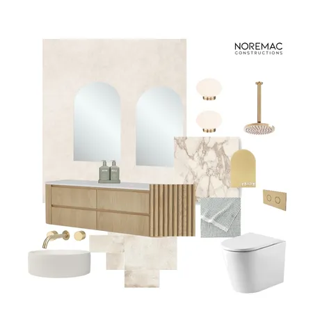Bathroom Interior Design Mood Board by Noremac Constructions on Style Sourcebook