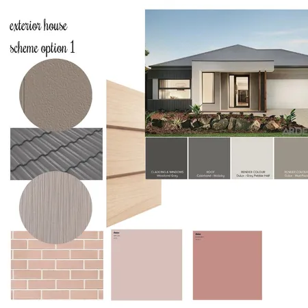 exterior option 1 Interior Design Mood Board by DMQuinn on Style Sourcebook