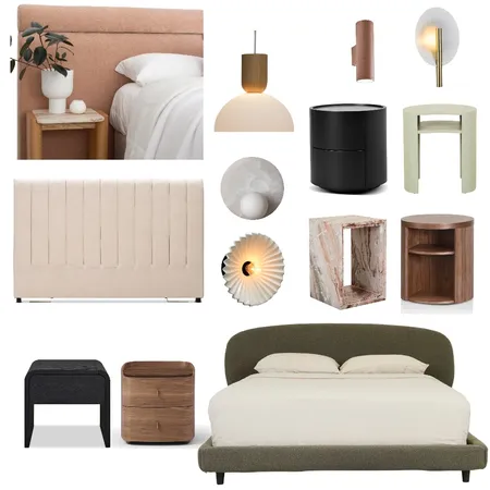 Bedroom green Interior Design Mood Board by Einzig on Style Sourcebook