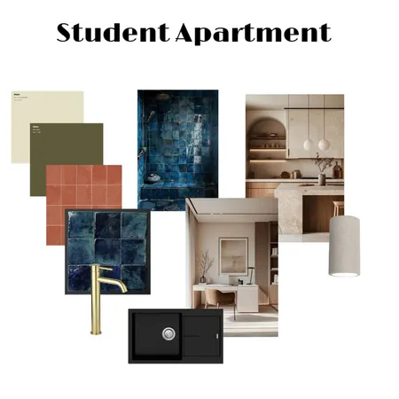 student apartment Interior Design Mood Board by stellaps on Style Sourcebook