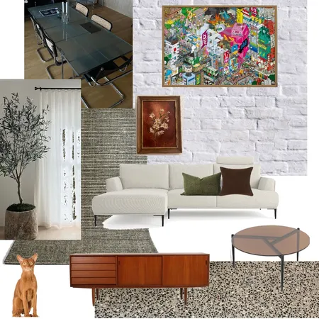 Living room 6 Interior Design Mood Board by cshen on Style Sourcebook