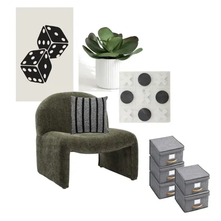 Games nook Interior Design Mood Board by The Ginger Stylist on Style Sourcebook