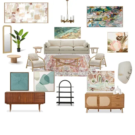 Mid-century Interior Design Mood Board by Parisa.khd71 on Style Sourcebook