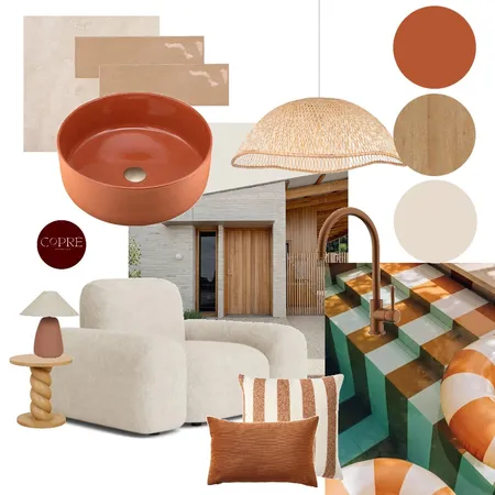 Orange hue mood board Interior Design Mood Board by COPRÈ INTERIORS on Style Sourcebook