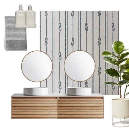 Nautical Wallpaper Interior Design Mood Board by Walkitart on Style Sourcebook