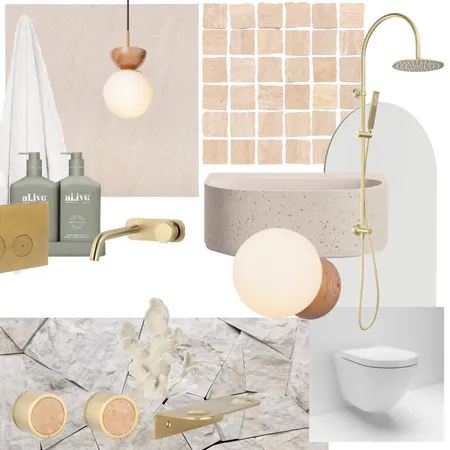 guest bathroom Interior Design Mood Board by mollythornton on Style Sourcebook