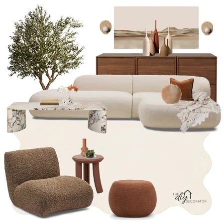 Modern living Interior Design Mood Board by Thediydecorator on Style Sourcebook