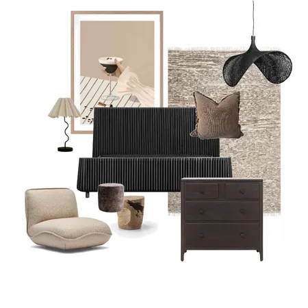 Earthy Brown Bedroom Interior Design Mood Board by AR.CHETYPE DESIGN on Style Sourcebook