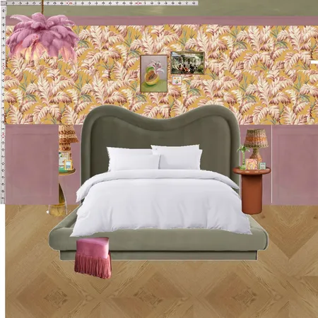 Old Hollywood Bedroom Wall Interior Design Mood Board by dl2407 on Style Sourcebook