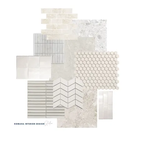 Tiles - Project - Colour Drench Neutral Interior Design Mood Board by Komaha Interior Design on Style Sourcebook