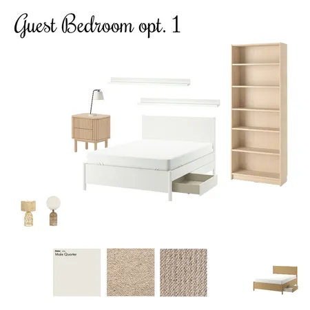 Guest Bedroom 1 Interior Design Mood Board by martina.interior.designer on Style Sourcebook