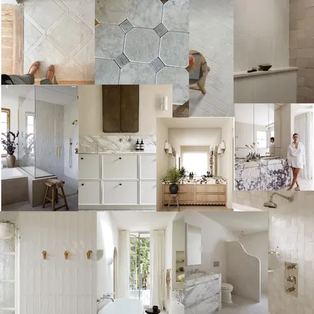 Bathroom Tile Moodboard Interior Design Mood Board by brookeomalley on Style Sourcebook