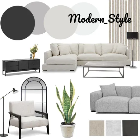 Modern style mood board Interior Design Mood Board by fateme010 on Style Sourcebook