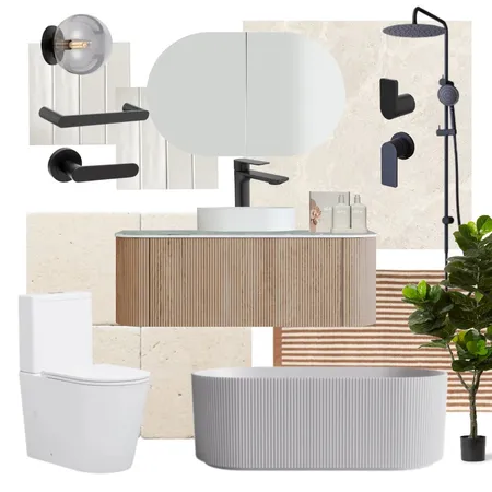 Caroma Urbane II - Matte Black Interior Design Mood Board by The Blue Space on Style Sourcebook