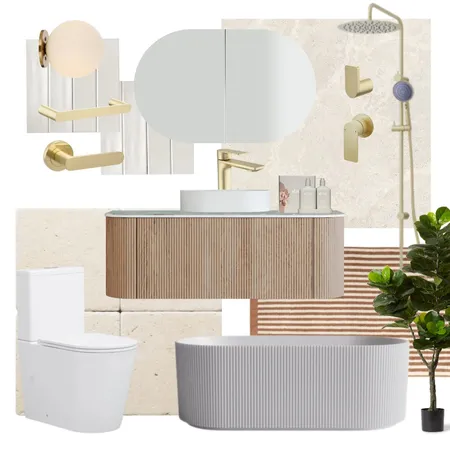 Caroma Urbane II - Brushed Bass Interior Design Mood Board by The Blue Space on Style Sourcebook