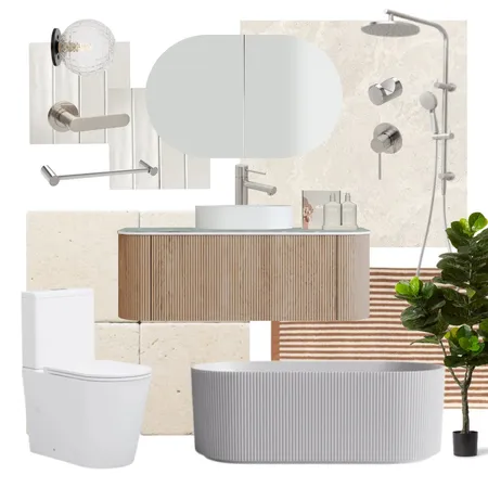 Phoenix Vivid Slimline - Brushed Nickel Interior Design Mood Board by The Blue Space on Style Sourcebook