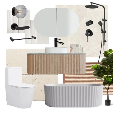 Phoenix Vivid Slimline - Matte Black Interior Design Mood Board by The Blue Space on Style Sourcebook