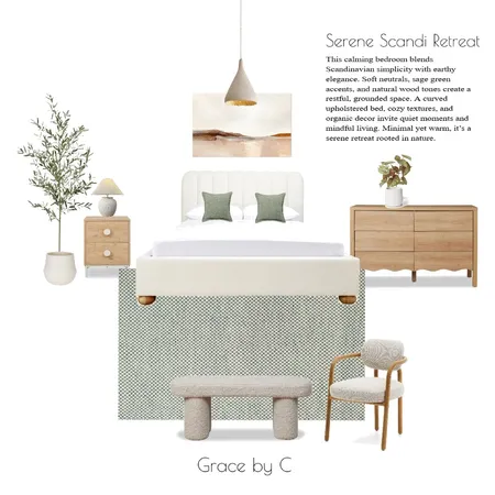 Serene Scandi Retreat Interior Design Mood Board by Grace by C on Style Sourcebook
