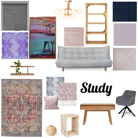 Study by Annamari's Interior Design Mood Board by Annamari's on Style Sourcebook