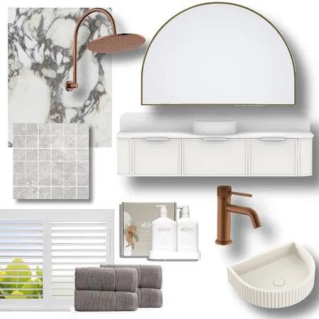 Modern timeless Bathroom Interior Design Mood Board by Manea Interior Design & Styling on Style Sourcebook