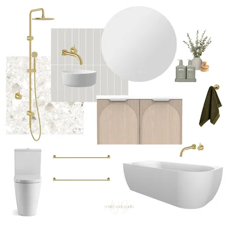 Main Bathroom Renovation Interior Design Mood Board by White Soul Studio on Style Sourcebook