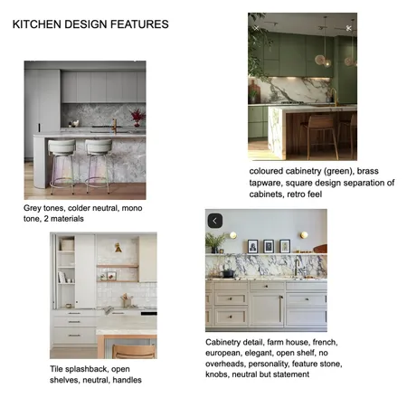 Kitchen design features 2 Interior Design Mood Board by Susan Conterno on Style Sourcebook