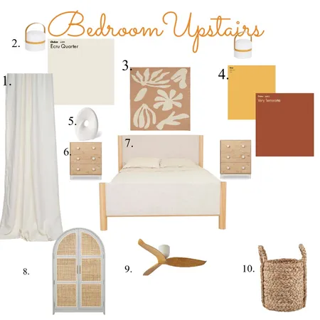bedroom upstairs Interior Design Mood Board by emmamoignard on Style Sourcebook