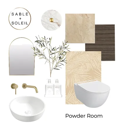 Gretel Dve - Powder Room Interior Design Mood Board by Sable + Soleil on Style Sourcebook