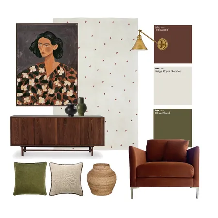 Modern Living Space Interior Design Mood Board by annemarie@hunterandnomad.com.au on Style Sourcebook