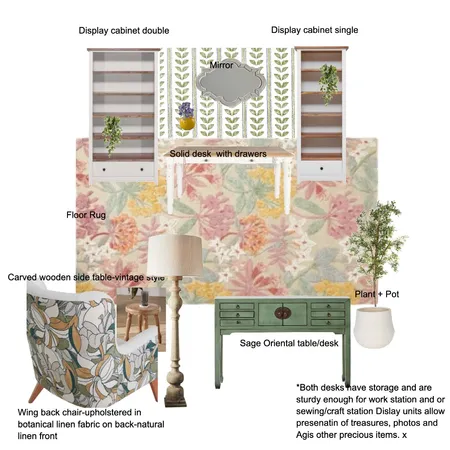 Agi- Heart and Soul Space - Green Palette Interior Design Mood Board by KM2639 on Style Sourcebook