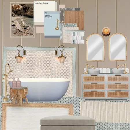glowy beachy bathroom Interior Design Mood Board by jackiee_dawson on Style Sourcebook