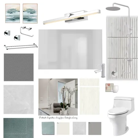 Mood Board Modern Bathroom Interior Design Mood Board by Ana Soares on Style Sourcebook