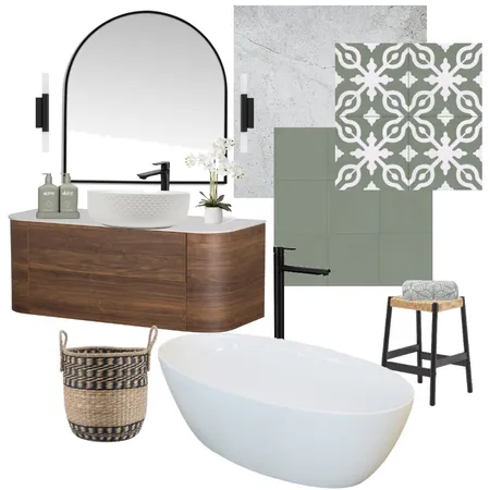 green bathroom Interior Design Mood Board by admin@australianfloorstyle.com.au on Style Sourcebook