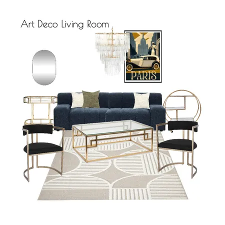Art Deco Room Board Interior Design Mood Board by Deborah Atkins on Style Sourcebook