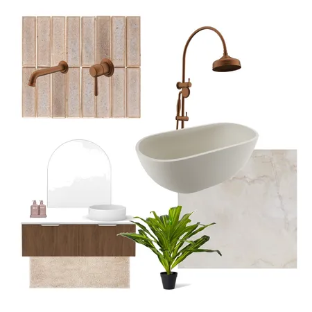 Modern Warm Bathroom Interior Design Mood Board by Choices Flooring Echuca on Style Sourcebook