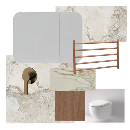 Bronze Tones Bathroom Interior Design Mood Board by Pennies From Heaven Interiors on Style Sourcebook