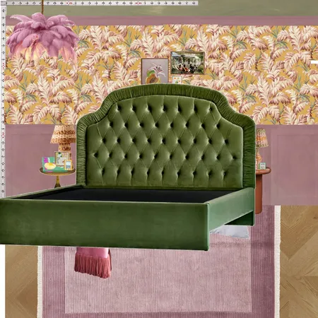 Old Hollywood Bedroom Wall Interior Design Mood Board by dl2407 on Style Sourcebook