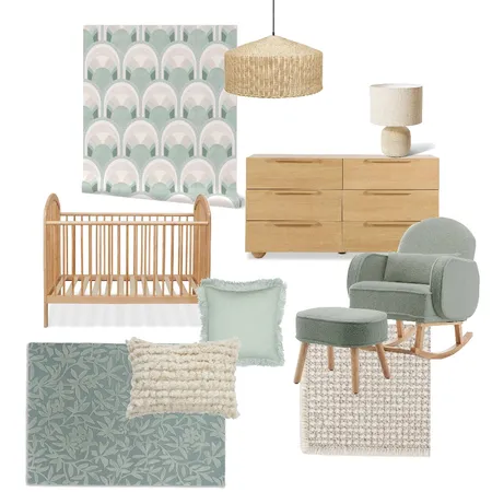 Sage Nursery Interior Design Mood Board by Skylie1 on Style Sourcebook