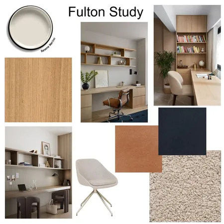 Fulton Apartment - Study Interior Design Mood Board by JJID Interiors on Style Sourcebook