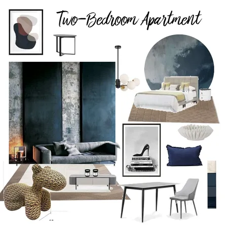 living Interior Design Mood Board by Kildeeva