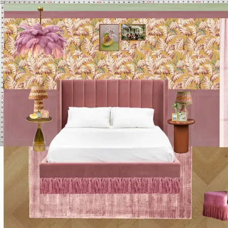 Old Hollywood Bedroom Wall Interior Design Mood Board by dl2407 on Style Sourcebook